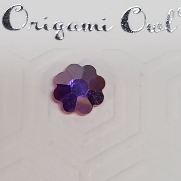 Origami Owl - Brand New Flower Gem Charm - Picture 2 of 2